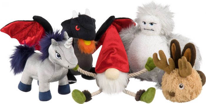 Mythical Creatures Set Squeaky Plush Dog Toy - Image 2