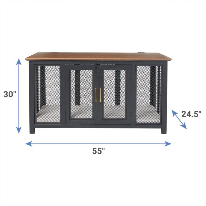 "Venice" Dog Crate Credenza & Mat Kit - Image 2