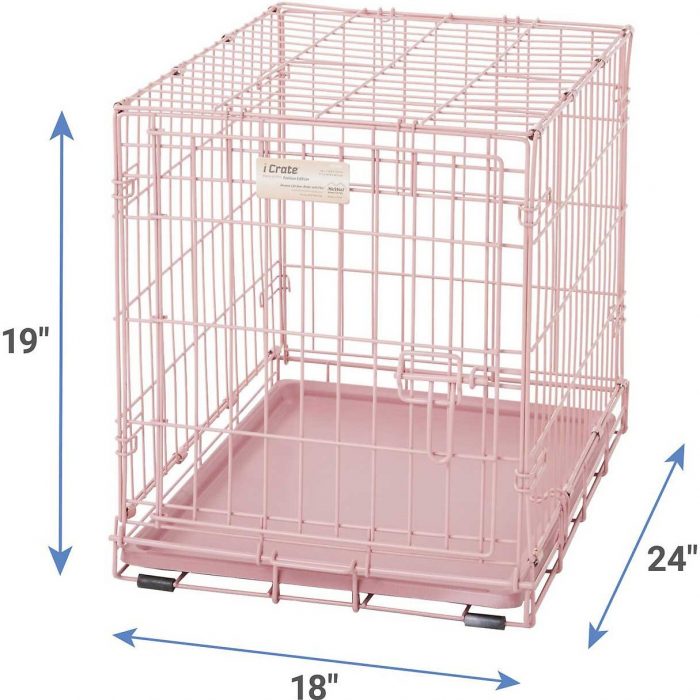 MidWest iCrate Single Door Collapsible Wire Crate + Wire Dog Exercise Pen with Full MAX Lock Door - Image 3